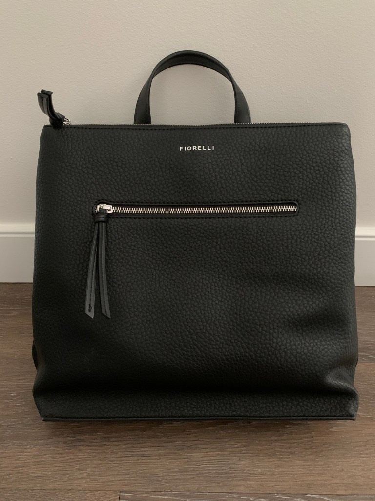 Leather backpack