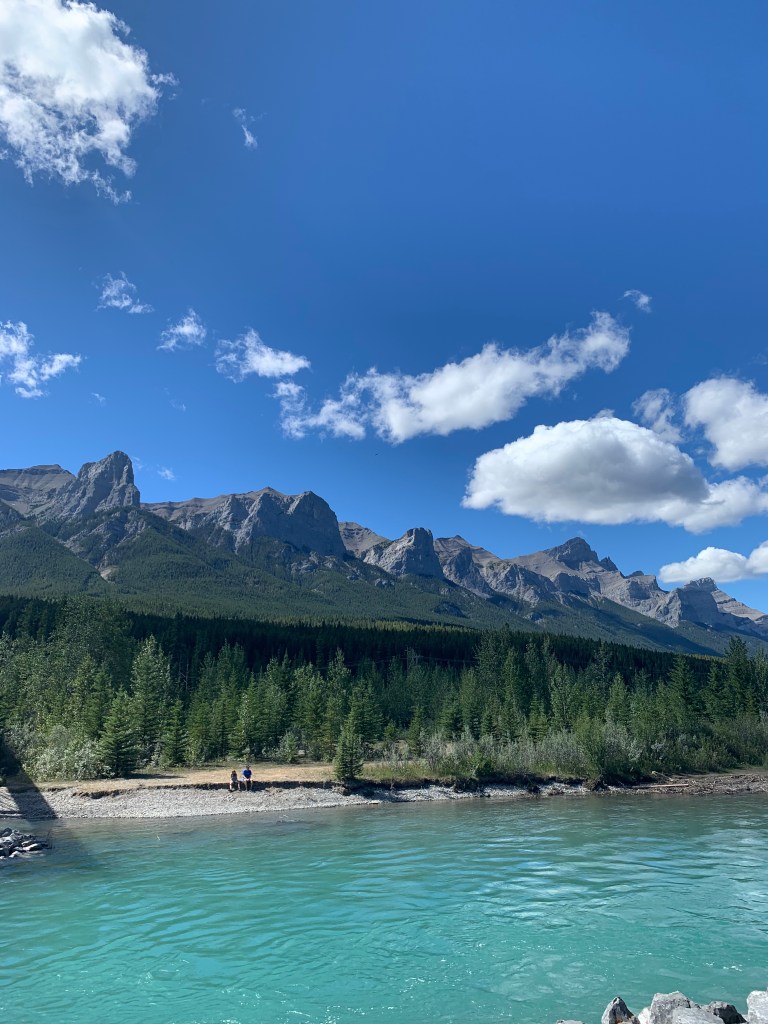 lake and mountains