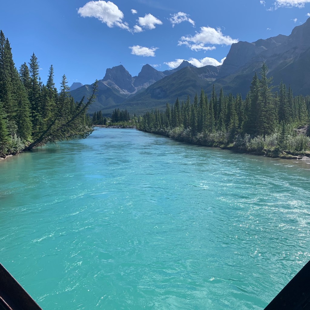 lake and mountains