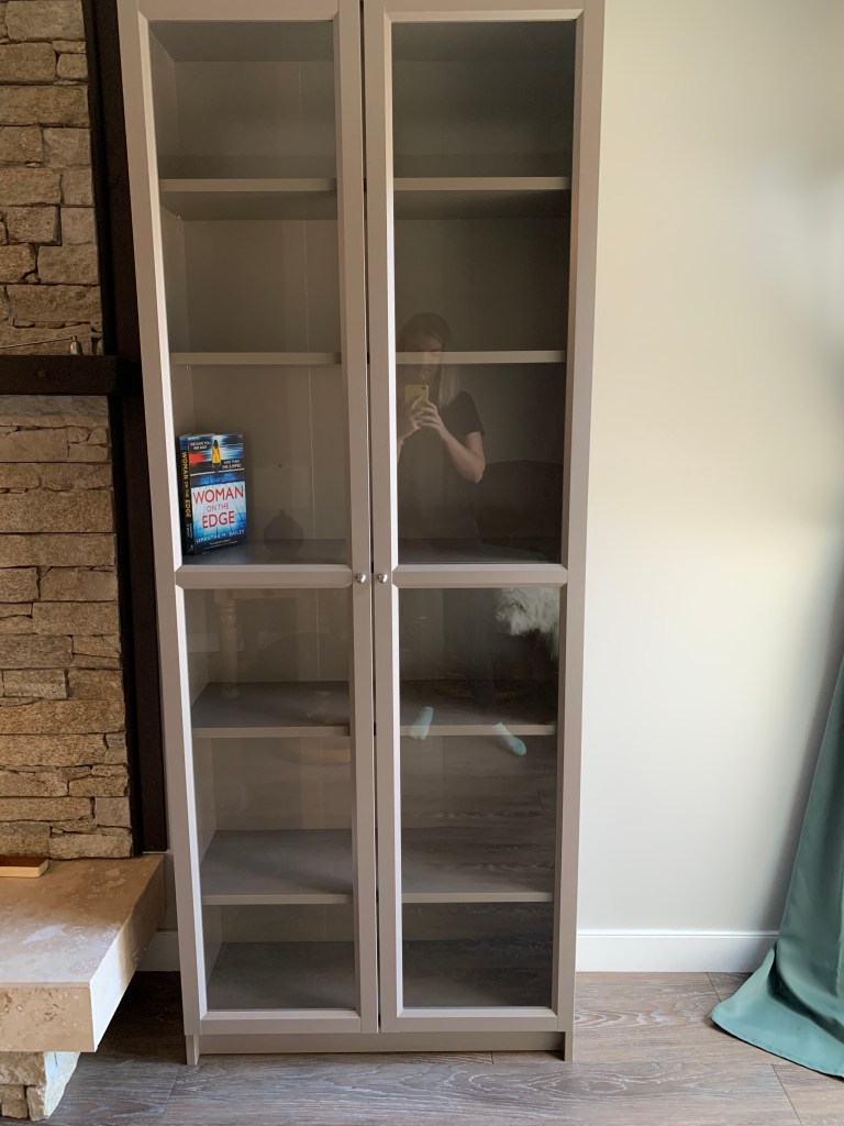 bookcase with doors
